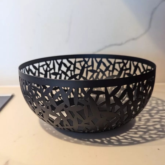 Alessi Cactus Black. Fruit Bowl. 8.25 Inches 21cm - Picture 5 of 7